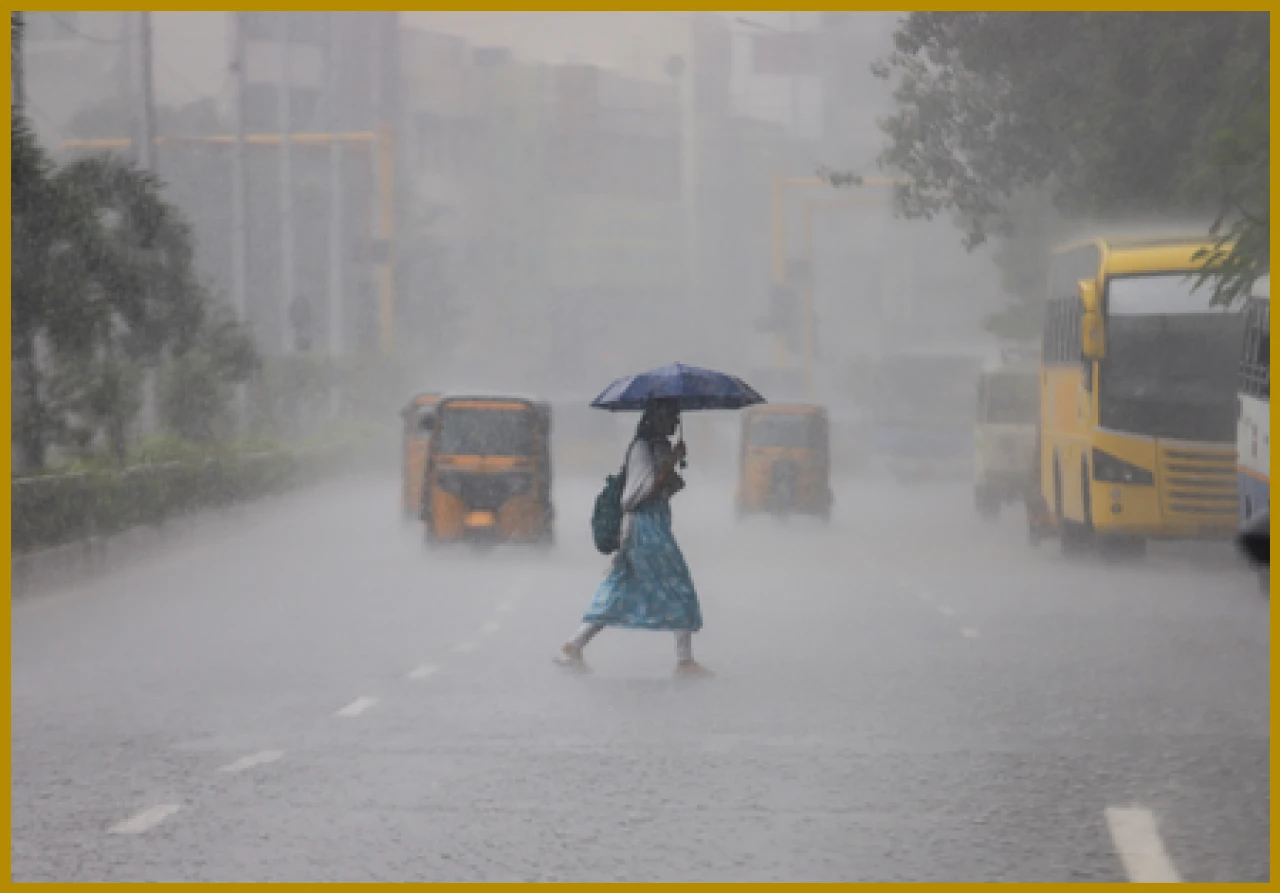 તામિલનાડુમાં હવામાનમાં ફેરફાર, પશ્ચિમ જિલ્લામાં કૂંઠ અને દક્ષિણમાં હળવી વરસાદની આગાહી